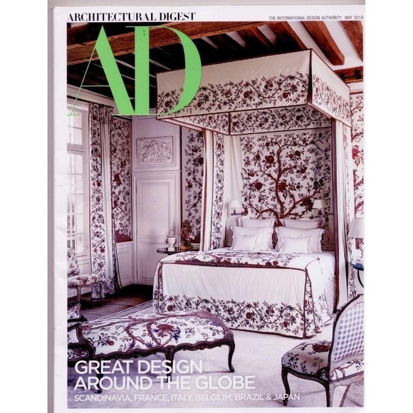 ARCHITECTURAL DIGEST AD MAY 2019 GLOBAL DESIGN - Picture 1 of 1